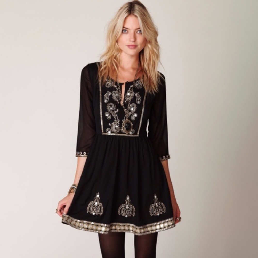 Free People Show Pony Sequin Dress Size Small